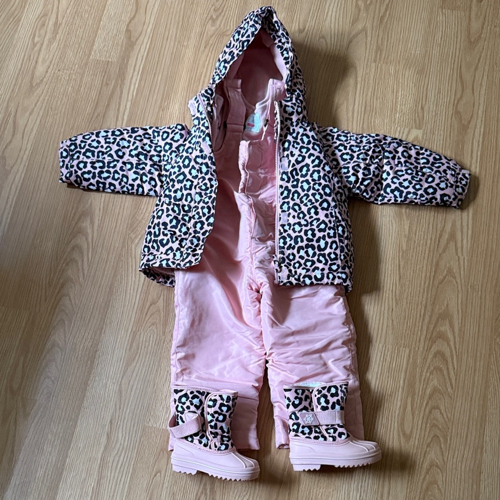 The Children's Place Peach Snowsuit
